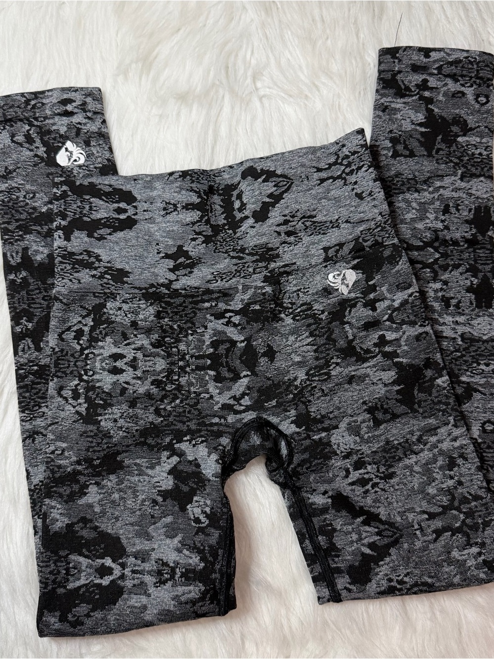 Women’s Best Seamless Highwaisted Leggings Gray And Black